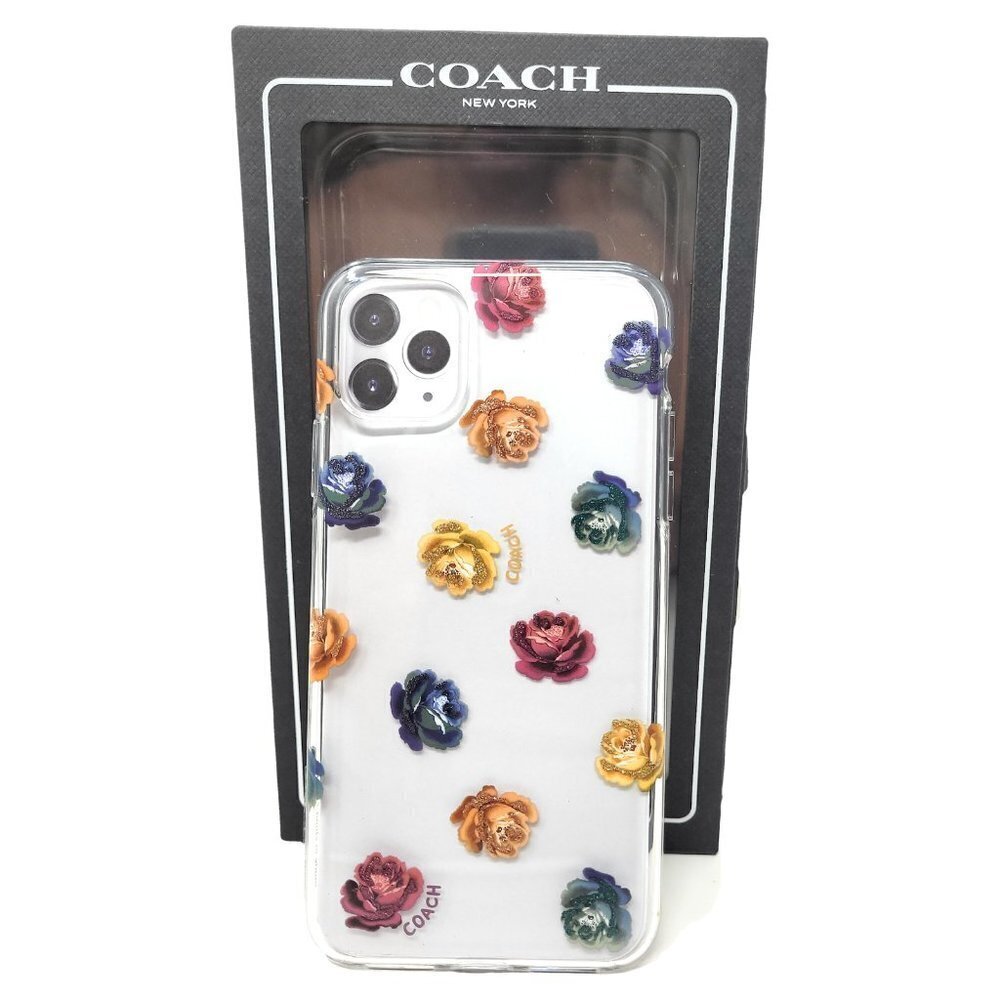 Coach Case for Apple iPhone 11 Pro Max 6.5", Peony Rainbow - Picture 2 of 2